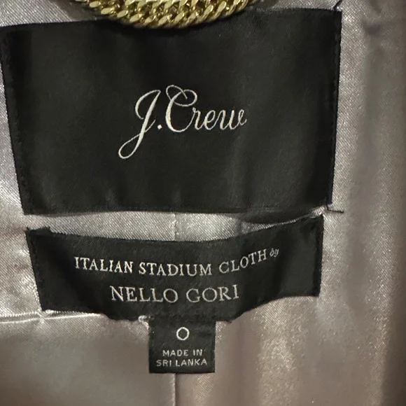 J Crew Cacoon Coat, light gray - Picture 2 of 8